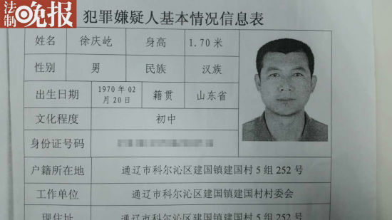 犯罪嫌疑人 犯罪嫌疑人