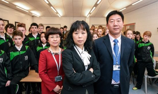 中国教师与英国学生