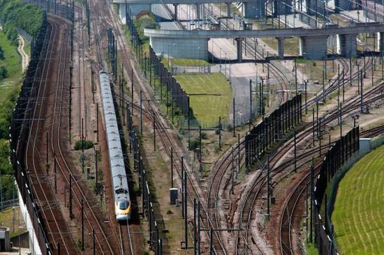 英国高速铁路网络。