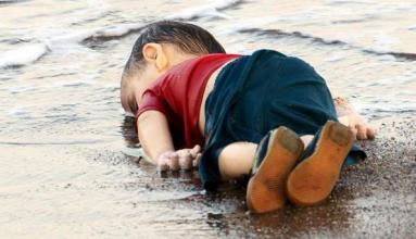 三岁叙利亚难民