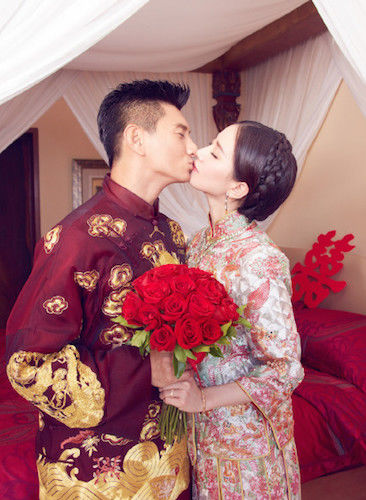 吴奇隆刘诗诗今日大婚。