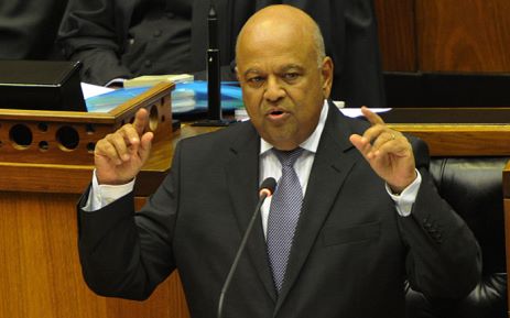 Finance Minister Pravin Gordhan delivering his national Budget speech in Parliament on 24 February 2016. Picture GCIS.