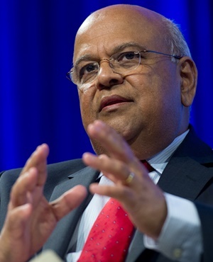 Finance Minister Pravin Gordhan. 