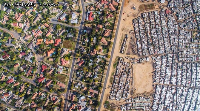 无人机拍摄南非后种族隔离时代的不平等