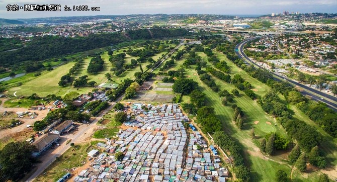 无人机拍摄南非后种族隔离时代的不平等