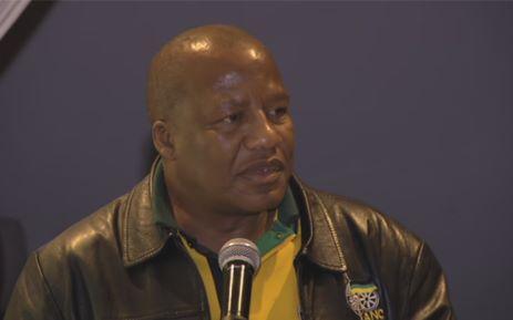 YouTube screengrab of ANC chief whip Jackson Mthembu.