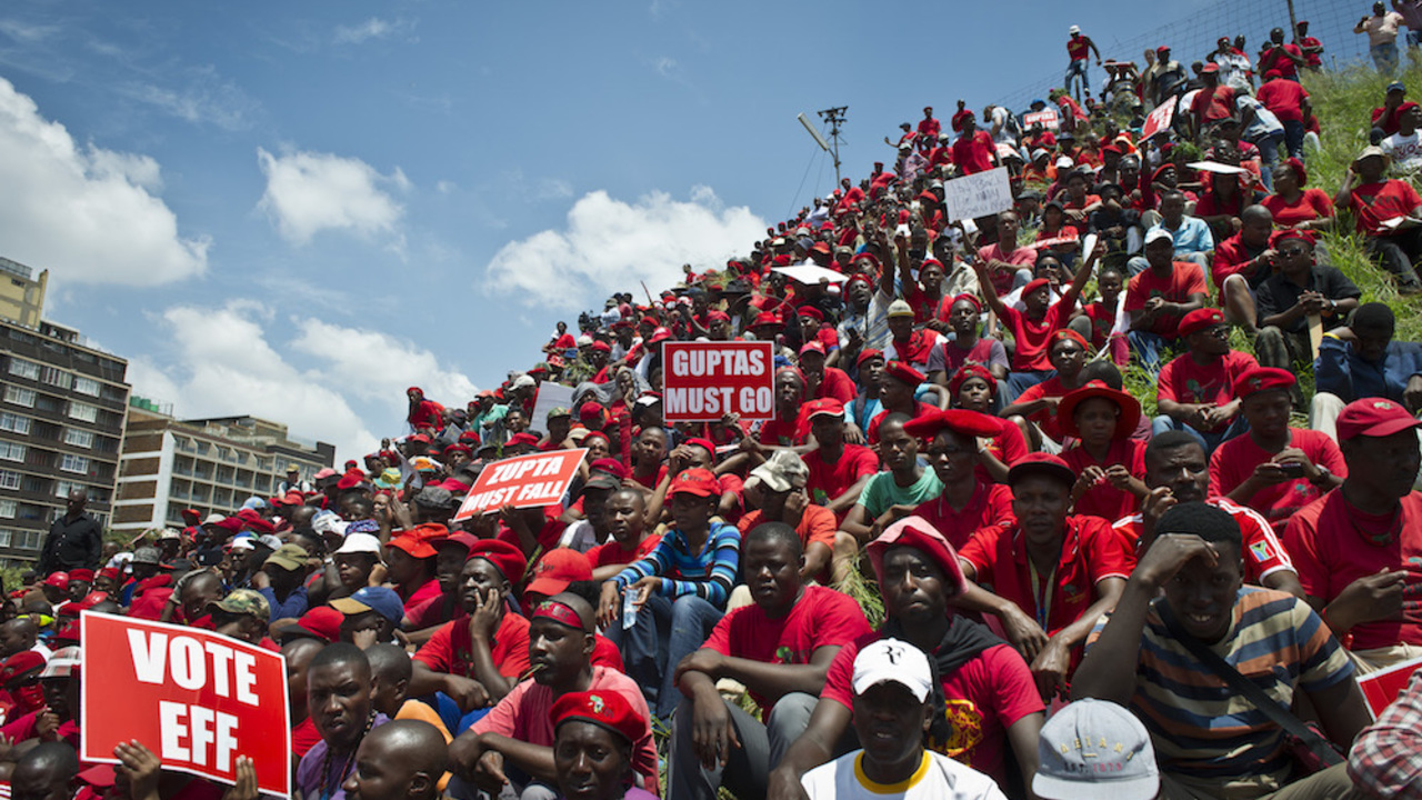 The EFF has been the most impressive throughout the campaign and its no surprise that they increased their vote this time round, writes Barney Pityana. (Delwyn Verasamy, M&G)