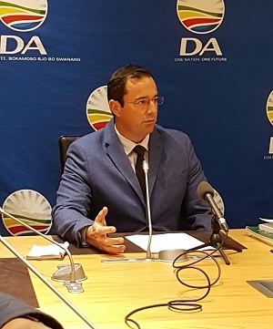 DA Chief Whip John Steenhuisen. (Paul Herman, News24)