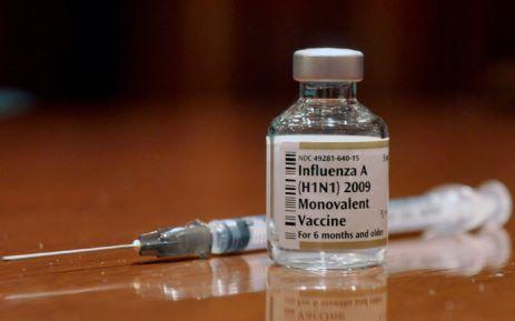 A file picture showing the vaccine against influenza A (H1N1) virus (swine flu) in Mexico City. Picture: AFP.