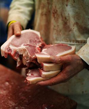 Butcher. (Picture: AFP)