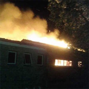 Fire at NMMU (Facebook)