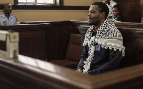 FILE: Mcebo Dlamini at the Johannesburg magistrates court for his bail application on 18 October 2016. Picture: AFP.