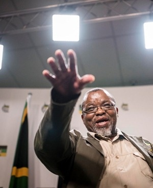 ANC secretary general Gwede Mantashe during a news conference at Luthuli House in Johannesburg. (Cornel van Heerden, Netwerk24) 