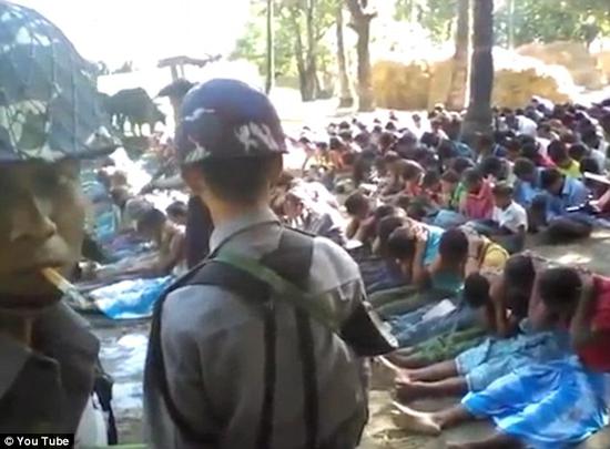 缅甸警察殴打罗兴亚人视频流出