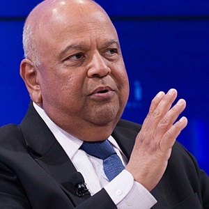 Finance Minister Pravin Gordhan in Davos