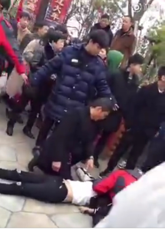 抢救现场截图
