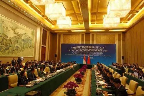 ▲中新双边合作联合委员会第十三次会议今天在北京钓鱼台国宾馆召开。