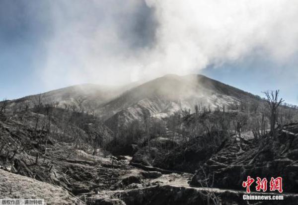 资料图：火山喷发。