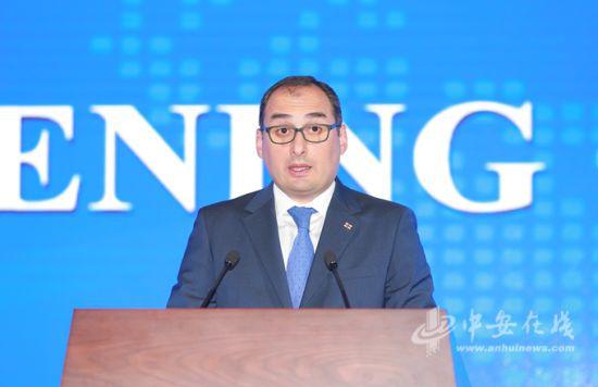 格鲁吉亚第一副总理兼财政部长库姆西什维利先生演讲。