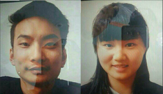 被绑架的两名中国公民 资料图