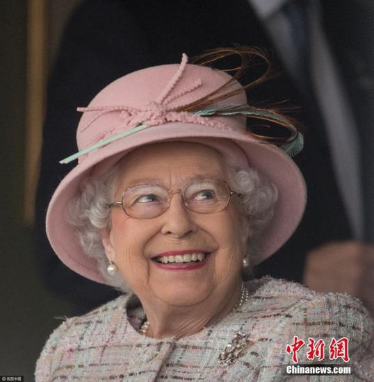 资料图：现任英国女王伊丽莎白二世