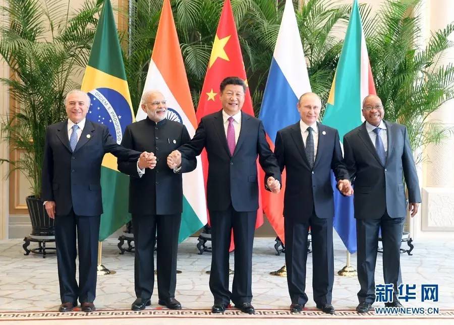 ▲资料图片： 2016年9月4日，金砖国家领导人非正式会晤在杭州举行。
