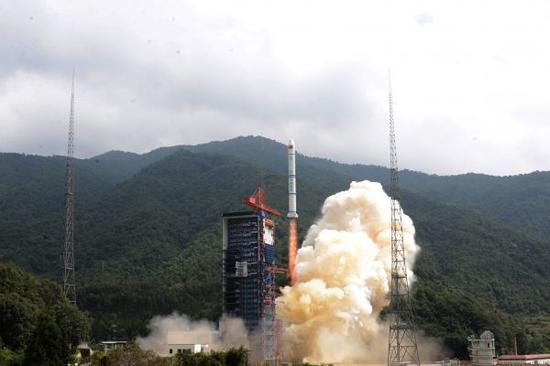 ▲中国9月29日成功用长征二号丙运载火箭将3颗新卫星送入轨道。