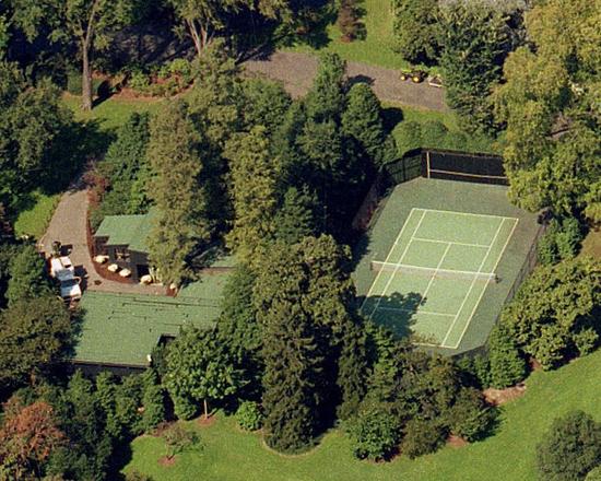 老布什的网球场