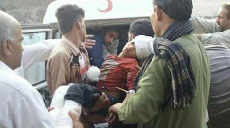  有3名巴基斯坦儿童在交火中受伤。（图片来源：《印度快报》）