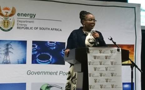 Mmamoloko Kubayi. Picture: @Energy_ZA/Twitter