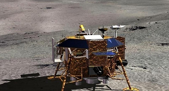 ▲嫦娥三号月球车示意图