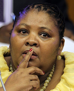 Nosiviwe Mapisa-Nqakula (AFP)