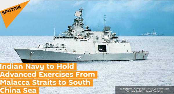 ▲媒体报道印度海军演习“大动作”
