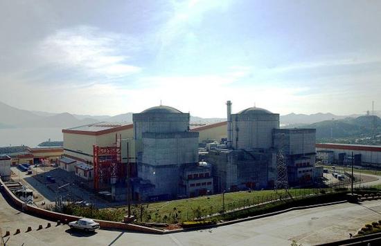 资料图片：大亚湾核电站核岛全景。新华社发