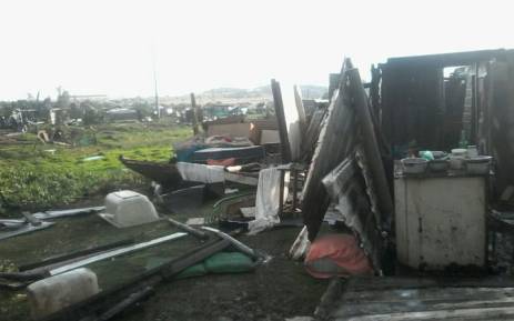 The aftermath of a tornado that ripped through the Vaal Marina on 11 December 2017. Picture: @MidvaalLM/Twitter