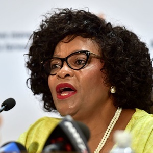 Water and Sanitation Minister Nomvula Mokonyane. (GCIS)