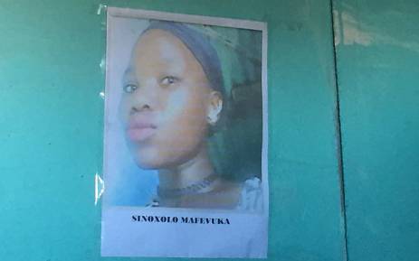 Sinoxolo Mafevuka's body was discovered in a communal toilet in Khayelitsha. Picture: Monique Mortlock/EWN.