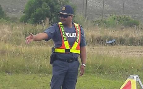 South African Police Service members conduct roadblocks during the festive season. Picture: @SAPoliceService/Twitter