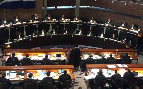 The Economic Freedom Fighters' bid to have President Jacob Zuma face impeachment proceedings in the National Assembly was heard at the Constitutional Court on 5 September 2017. Picture: Christa Eybers/EWN.
