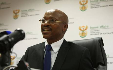 FILE: Home Affairs Director-General Mkuseli Apleni. Picture: GCIS