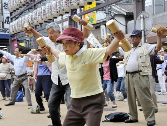 老龄化问题困扰日本社会。资料图片
