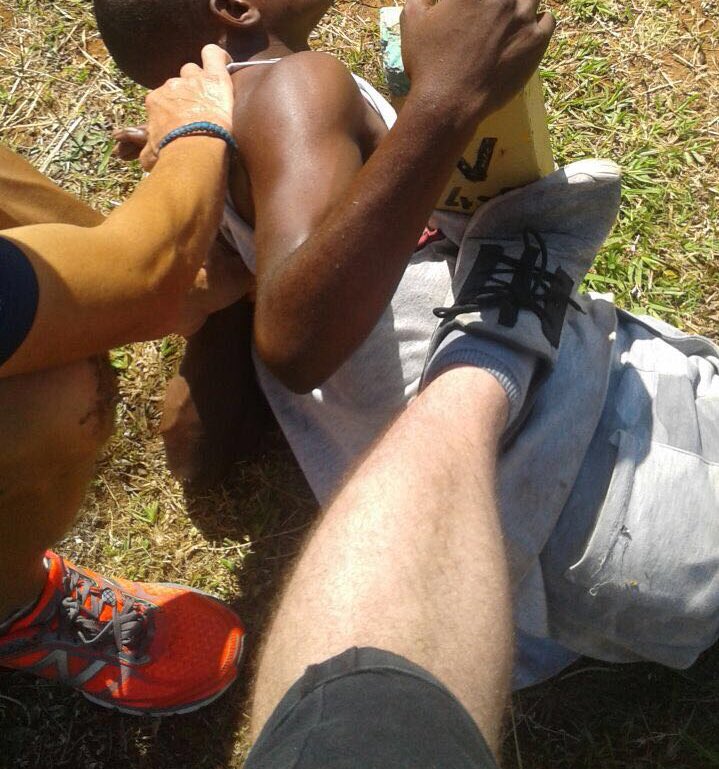 An alleged rock-thrower was arrested by vigilant civilians in Amanzimtoti, south of Durban, on Wednesday.