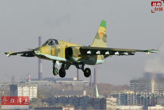 中亚空军苏-25攻击机