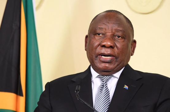 南非总统宣布新的禁闭规定——包括一些人的无‘面罩运动’的惩罚