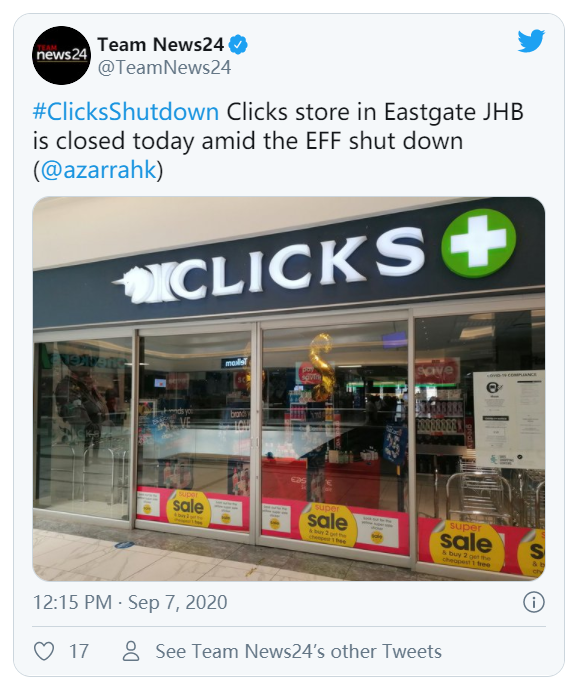 广告宣传涉嫌种族歧视？南非各地clicks被迫暂停营业！