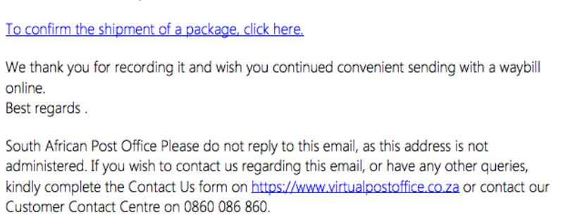 南非邮政局警告防范“包裹”诈骗