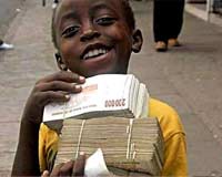 国穷民"富"的津巴布韦：国库里一度只有217美元储备(组图)