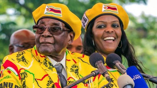 津巴布韦总统与“第一夫人”格雷丝