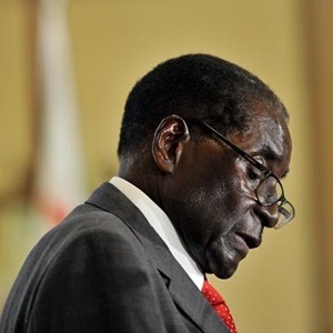 President Robert Mugabe.  