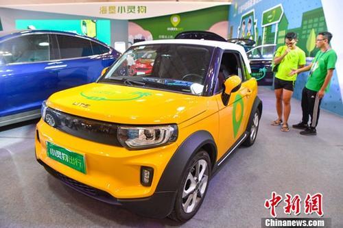 7月19日，2018年中国海南国际汽车博览会暨海南国际新能源汽车展在海口开幕。中新社记者 骆云飞 摄